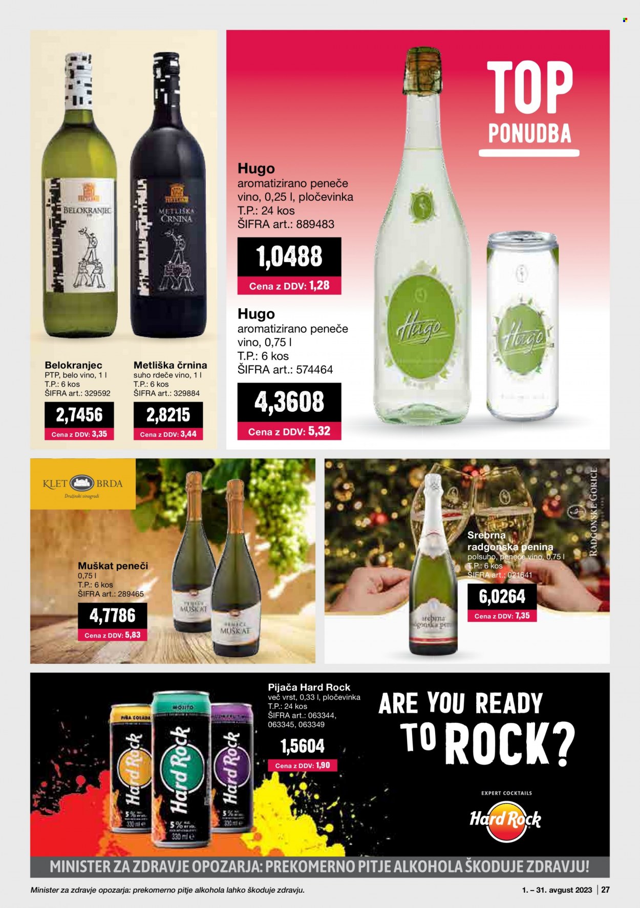 Mercator Cash & Carry katalog - 1.8.2023 - 31.8.2023. Stran 27