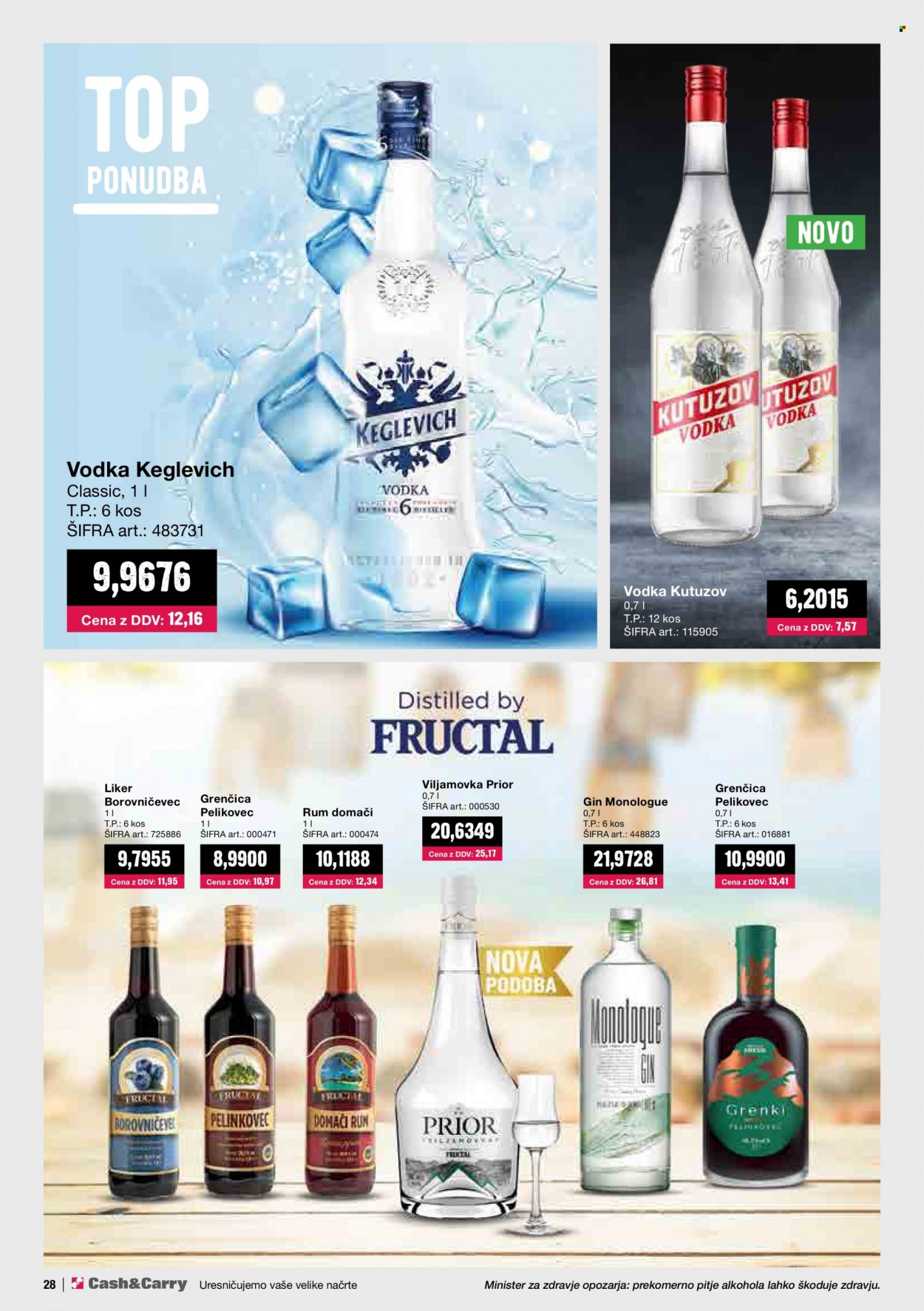 Mercator Cash & Carry katalog - 1.8.2023 - 31.8.2023. Stran 28