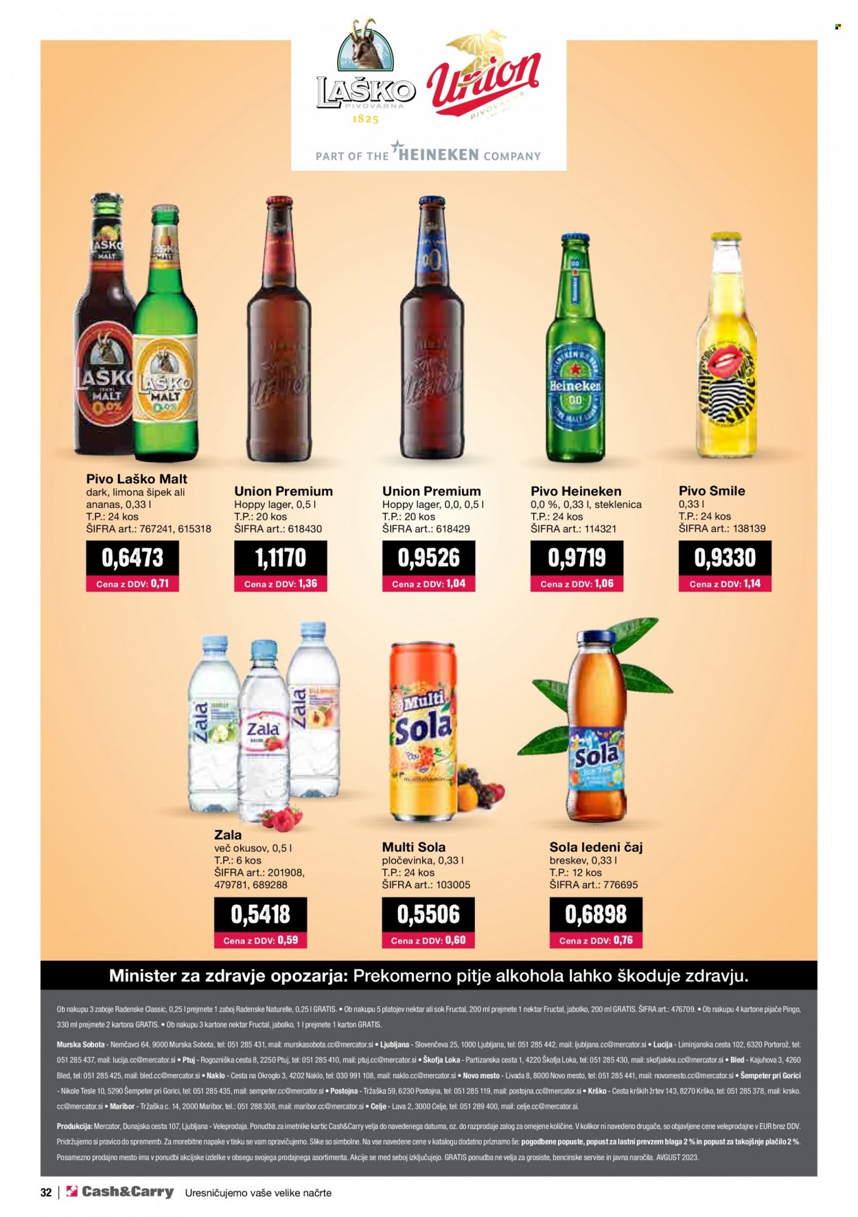 Mercator Cash & Carry katalog - 1.8.2023 - 31.8.2023. Stran 32