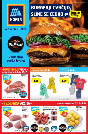 Hofer katalog - 27.7.2023 - 5.8.2023.