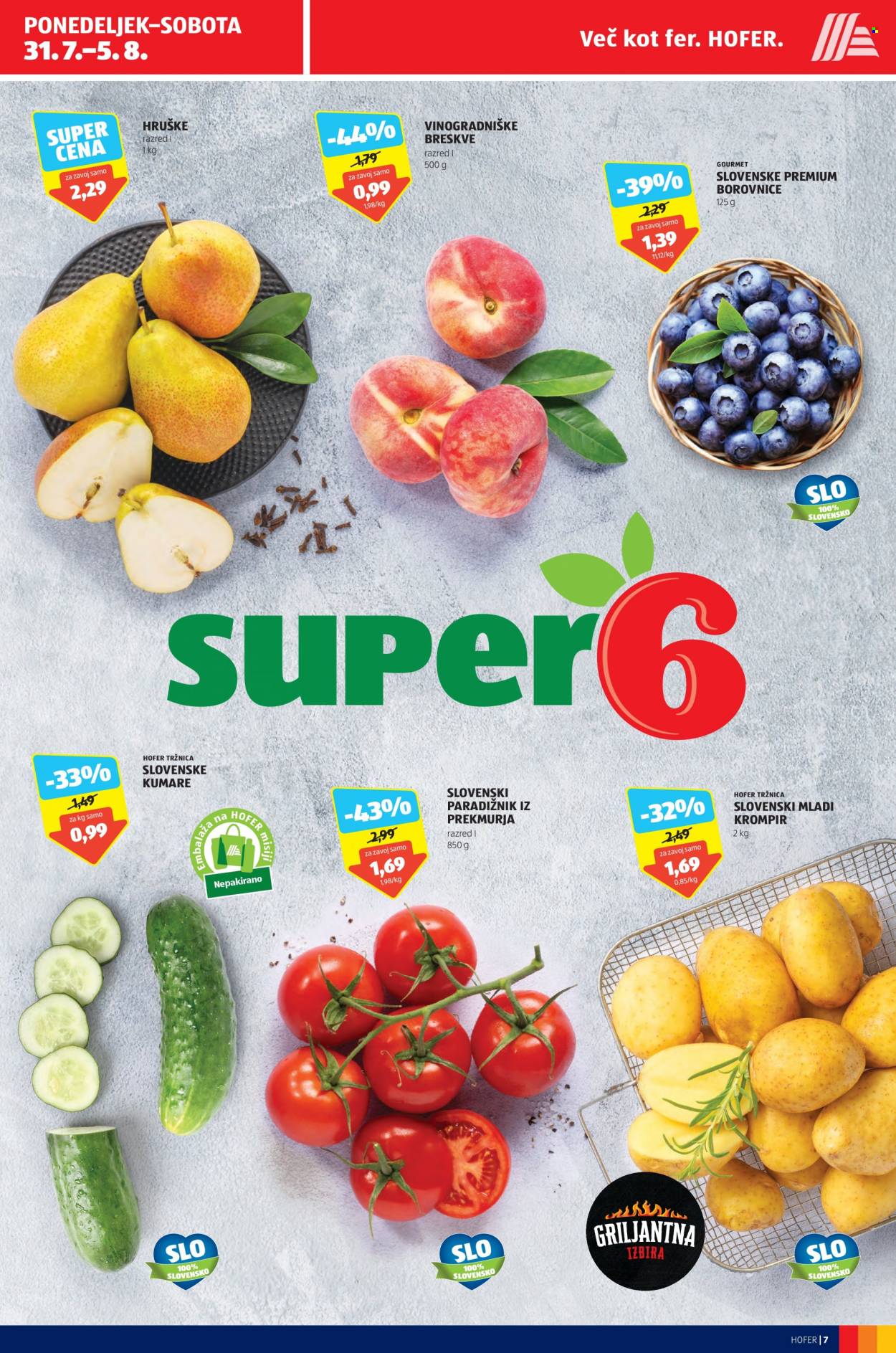 Hofer katalog - 27.7.2023 - 5.8.2023. Stran 7