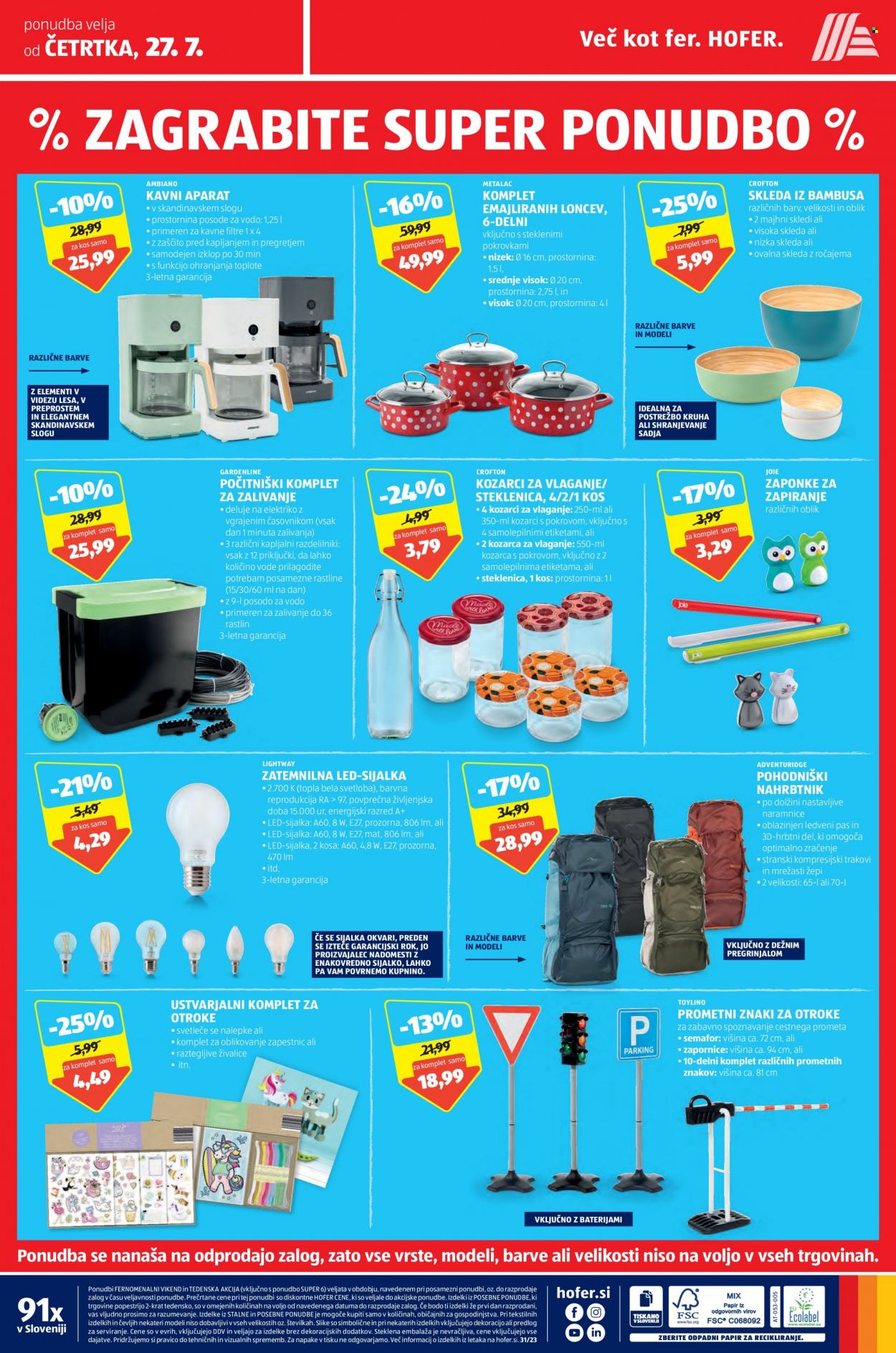 Hofer katalog - 27.7.2023 - 5.8.2023. Stran 16