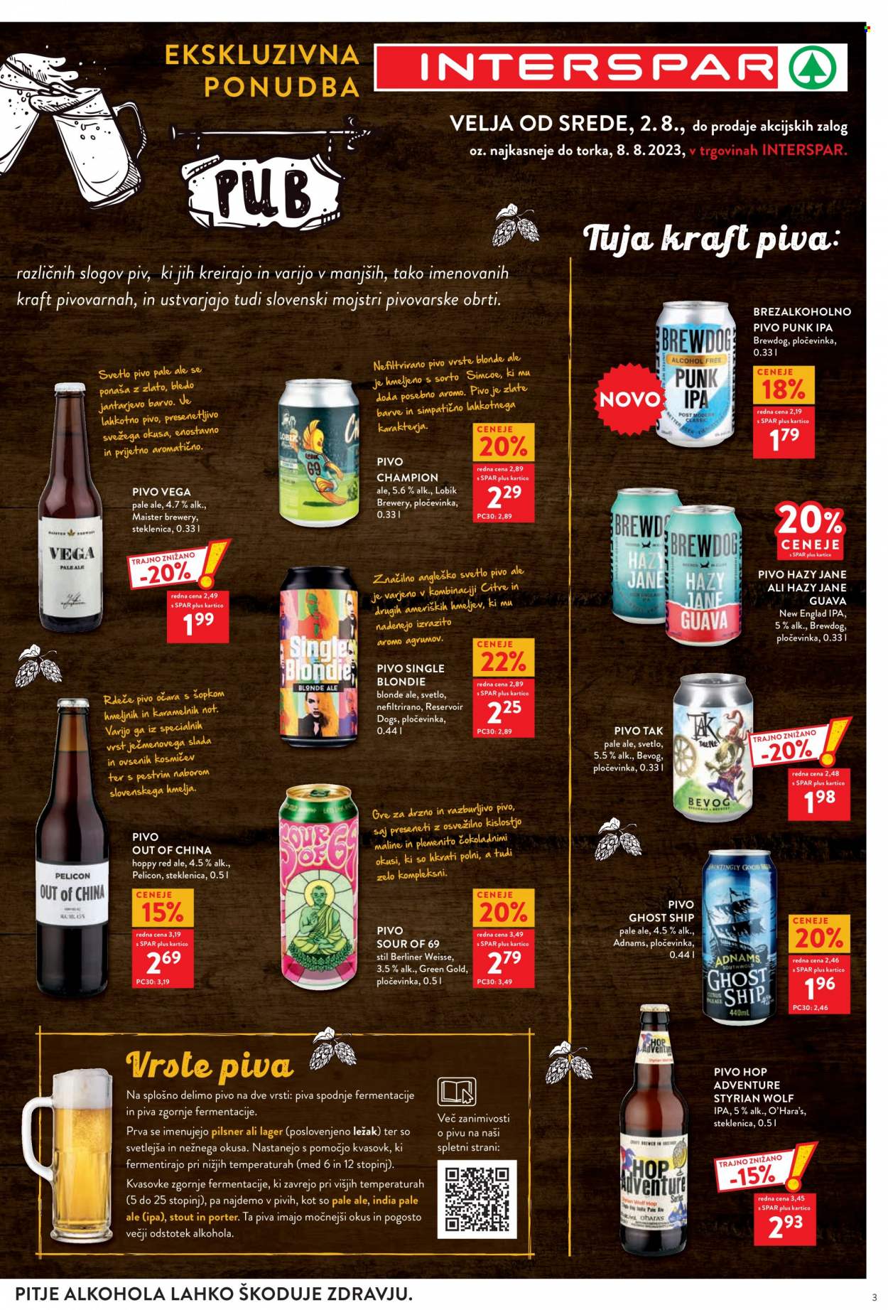 INTERSPAR katalog - 2.8.2023 - 16.8.2023. Stran 3