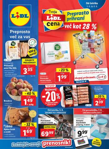 Prospekte Lidl - 3.08.2023 - 9.08.2023.
