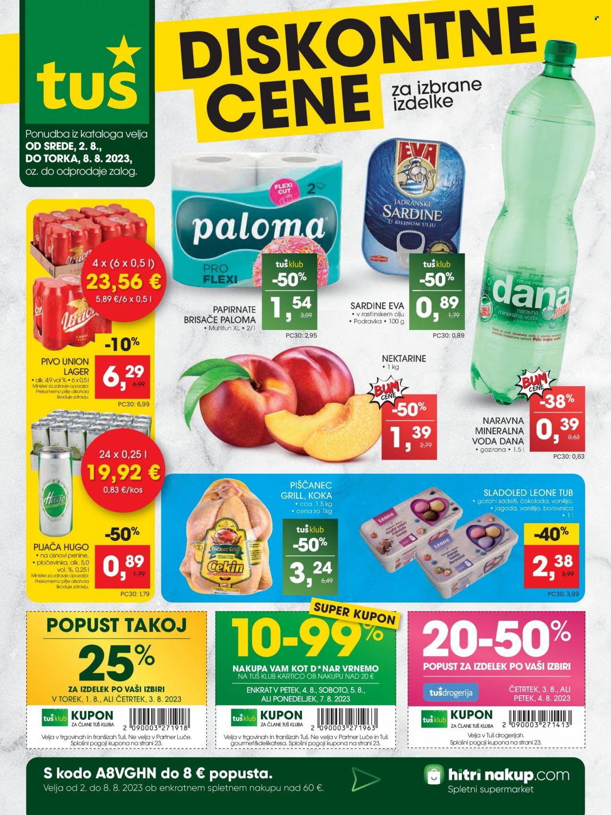Tuš katalog - 2.8.2023 - 8.8.2023. Stran 1