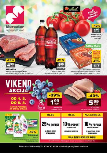 Mercator katalog - 3.8.2023 - 9.8.2023.