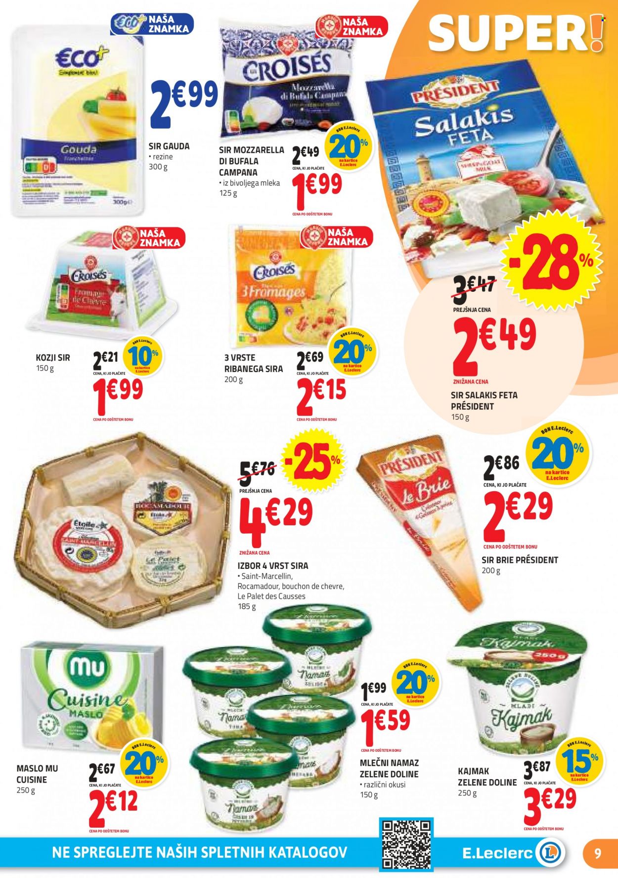 E.Leclerc katalog - 2.8.2023 - 12.8.2023. Stran 9
