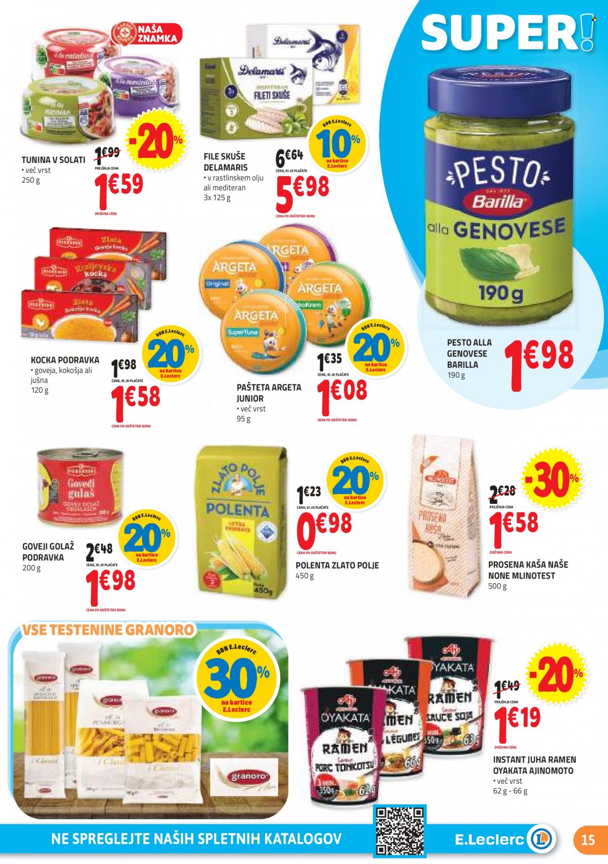 E.Leclerc katalog - 2.8.2023 - 12.8.2023. Stran 15