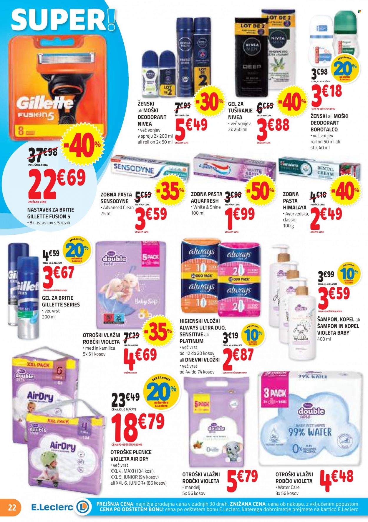 E.Leclerc katalog - 2.8.2023 - 12.8.2023. Stran 22
