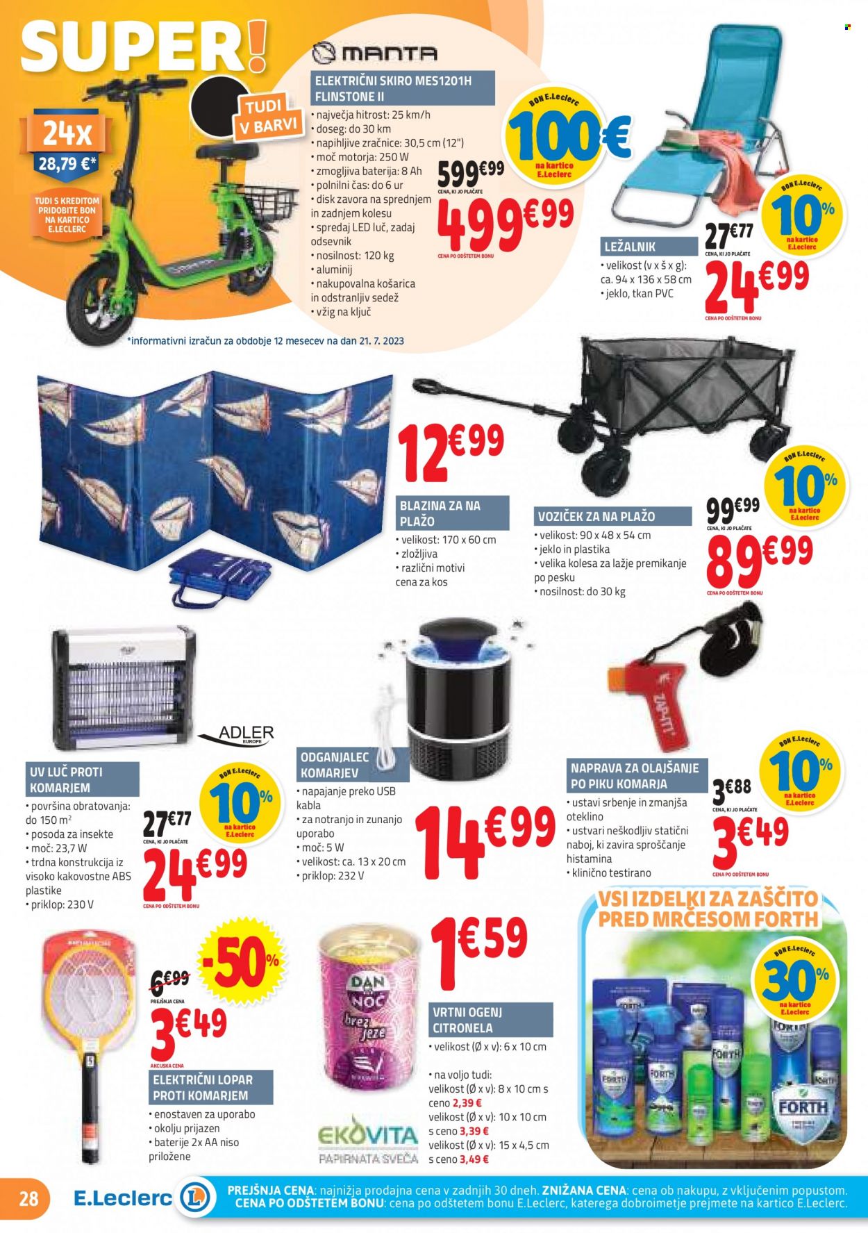 E.Leclerc katalog - 2.8.2023 - 12.8.2023. Stran 28