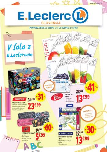 E.Leclerc katalog - 2.8.2023 - 2.9.2023.