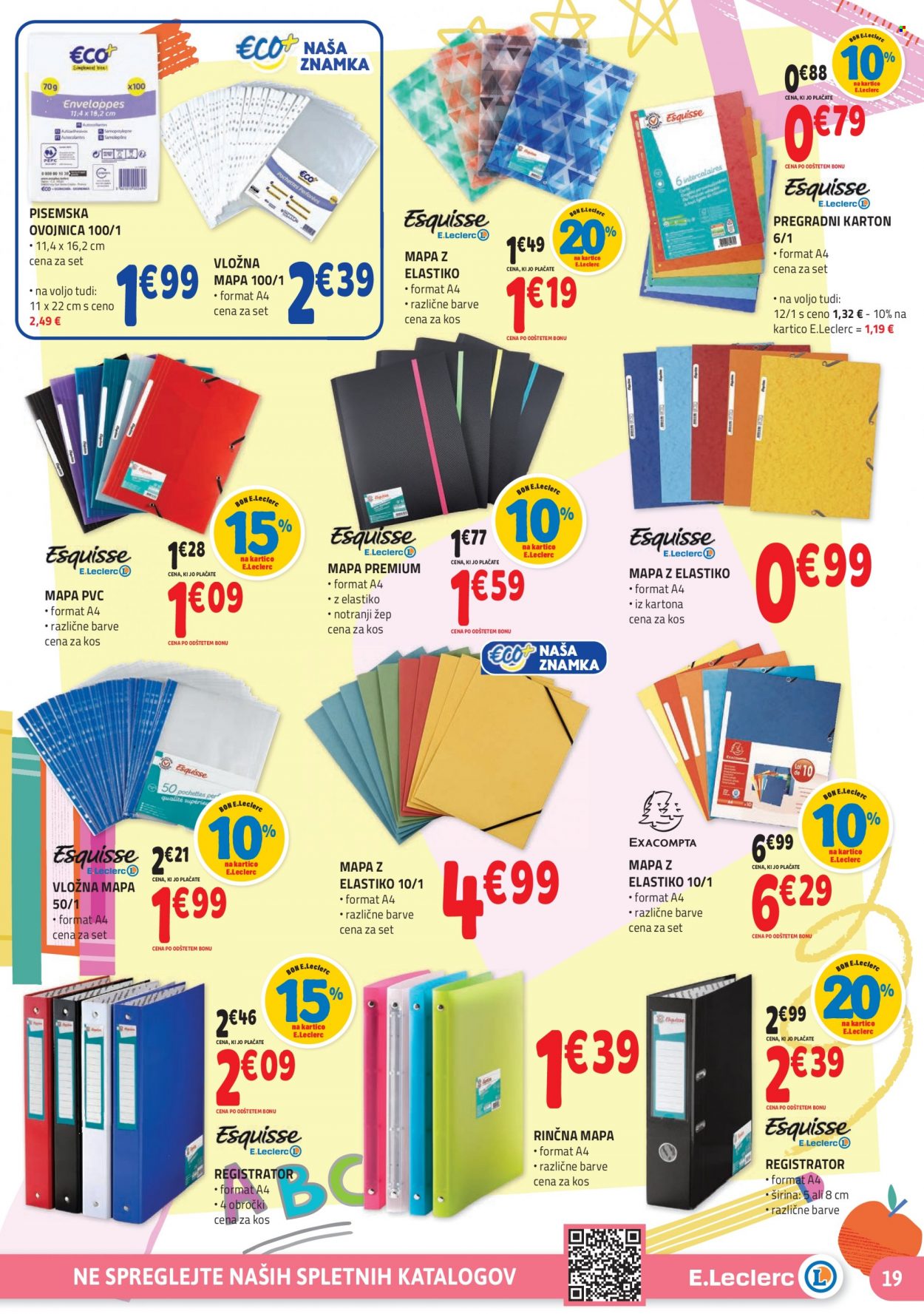 E.Leclerc katalog - 2.8.2023 - 2.9.2023. Stran 19