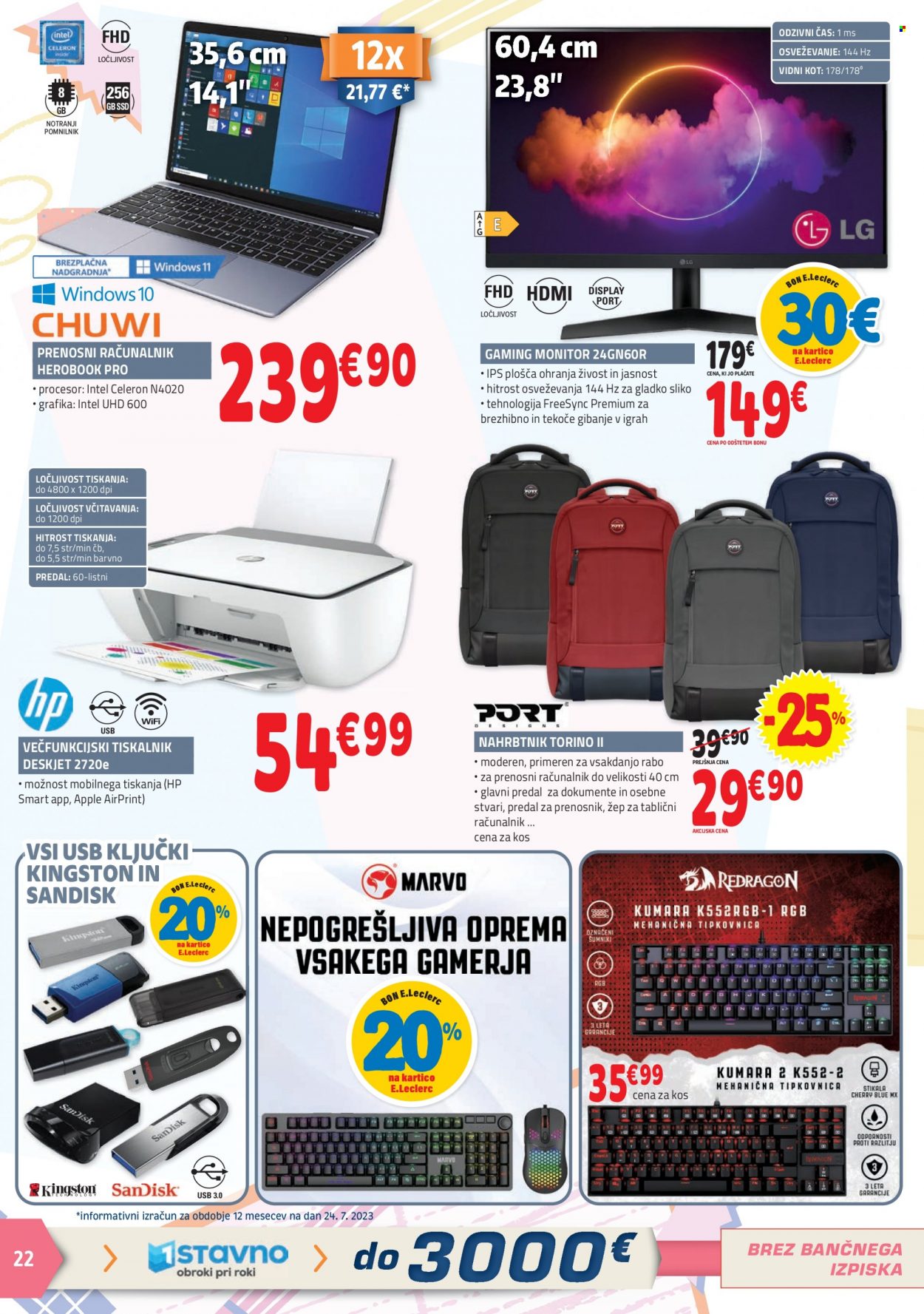 E.Leclerc katalog - 2.8.2023 - 2.9.2023. Stran 22