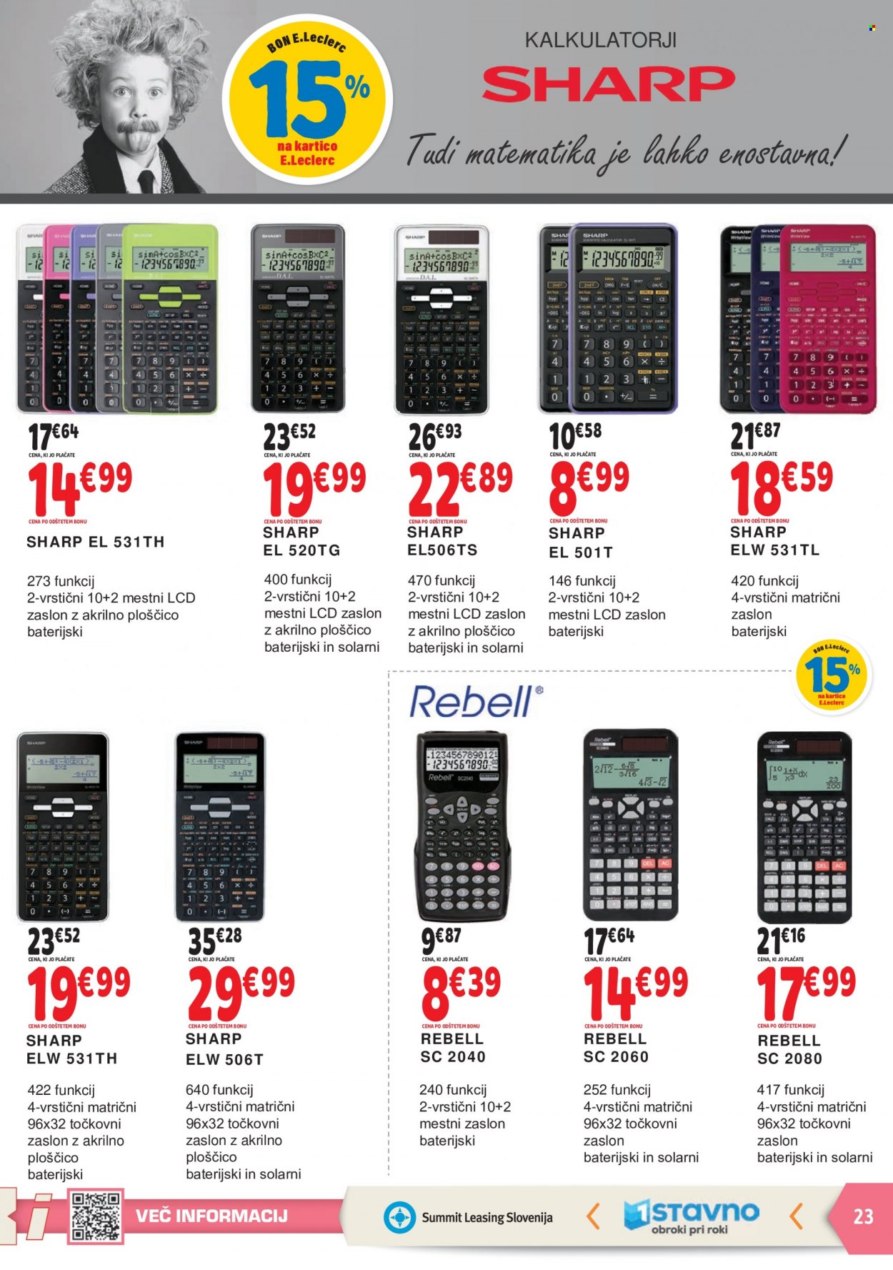E.Leclerc katalog - 2.8.2023 - 2.9.2023. Stran 23