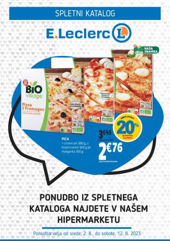 E.Leclerc katalog - 2.8.2023 - 12.8.2023.