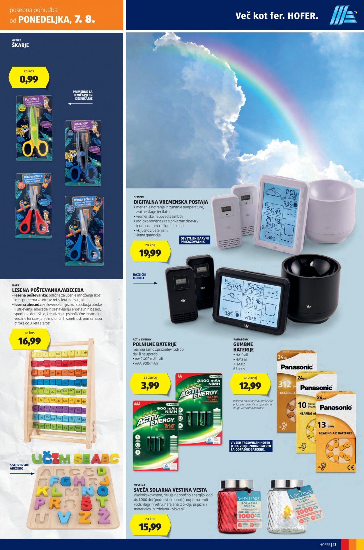 Hofer katalog - 3.8.2023 - 12.8.2023. Stran 13
