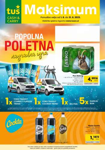 Tuš Cash & Carry katalog - 1.8.2023 - 31.8.2023.