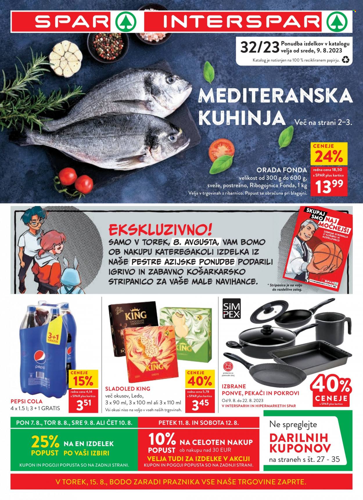 SPAR katalog - 9.8.2023 - 22.8.2023. Stran 1