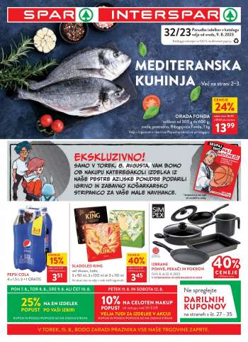 SPAR katalog - 9.8.2023 - 22.8.2023.