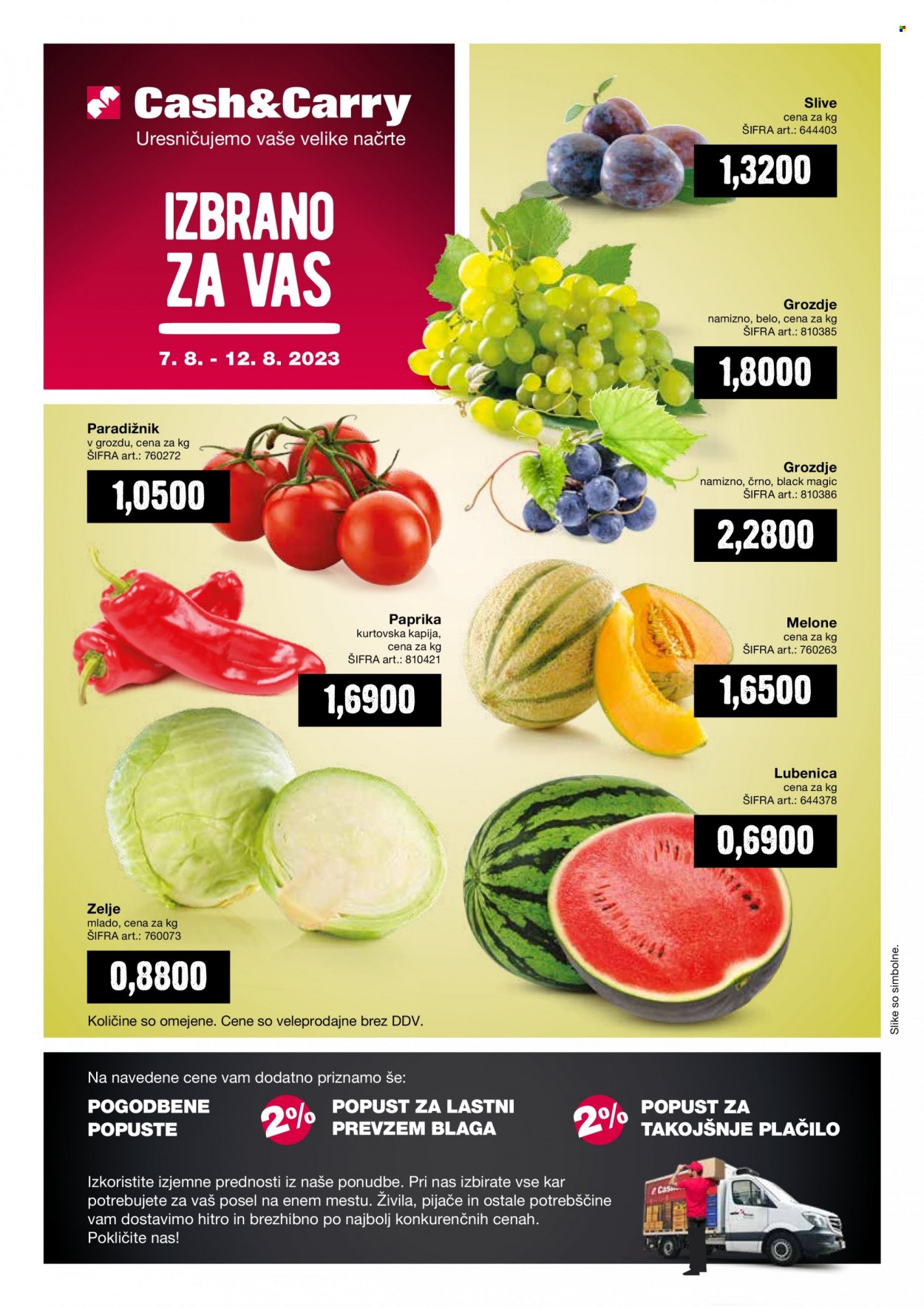 Mercator Cash & Carry katalog - 7.8.2023 - 12.8.2023. Stran 1