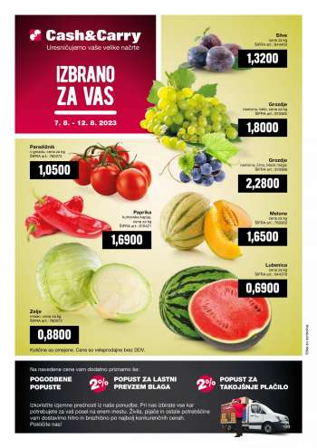 Mercator Cash & Carry katalog - 7.8.2023 - 12.8.2023.