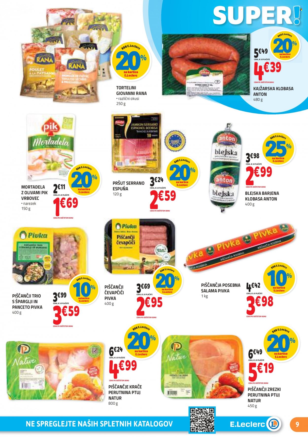E.Leclerc katalog - 9.8.2023 - 19.8.2023. Stran 9