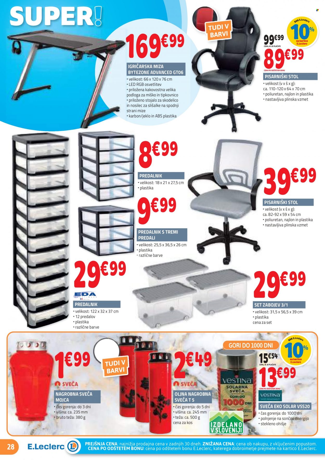 E.Leclerc katalog - 9.8.2023 - 19.8.2023. Stran 28
