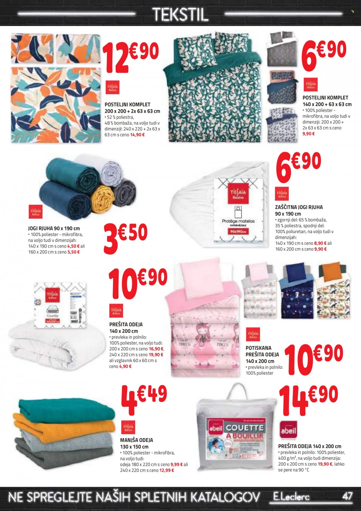 E.Leclerc katalog - 9.8.2023 - 19.8.2023. Stran 47