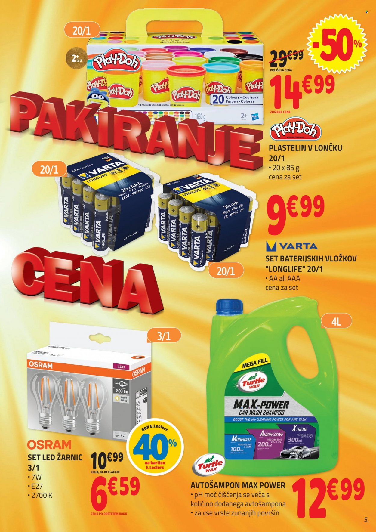 E.Leclerc katalog - 9.8.2023 - 19.8.2023. Stran 5