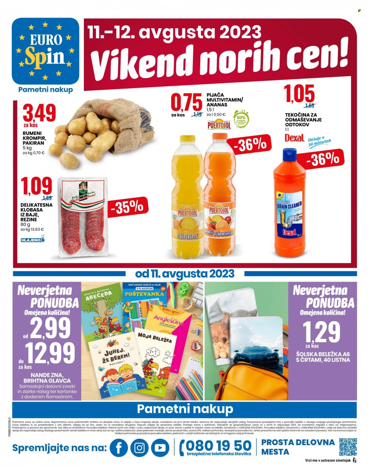 EuroSpin katalog - 10.8.2023 - 16.8.2023. Stran 12