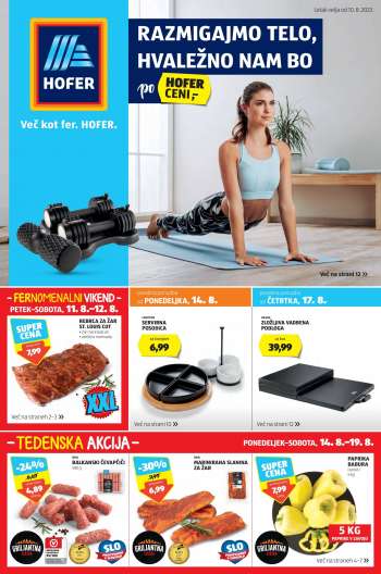 Hofer katalog - 10.8.2023 - 19.8.2023.