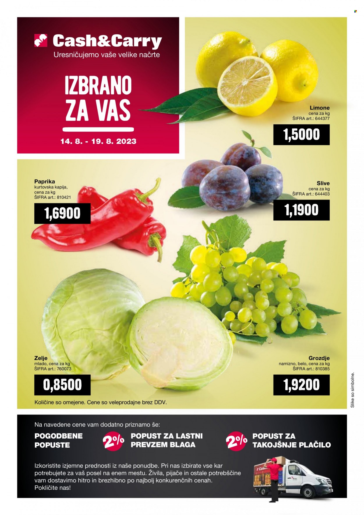 Mercator Cash & Carry katalog - 14.8.2023 - 19.8.2023. Stran 1