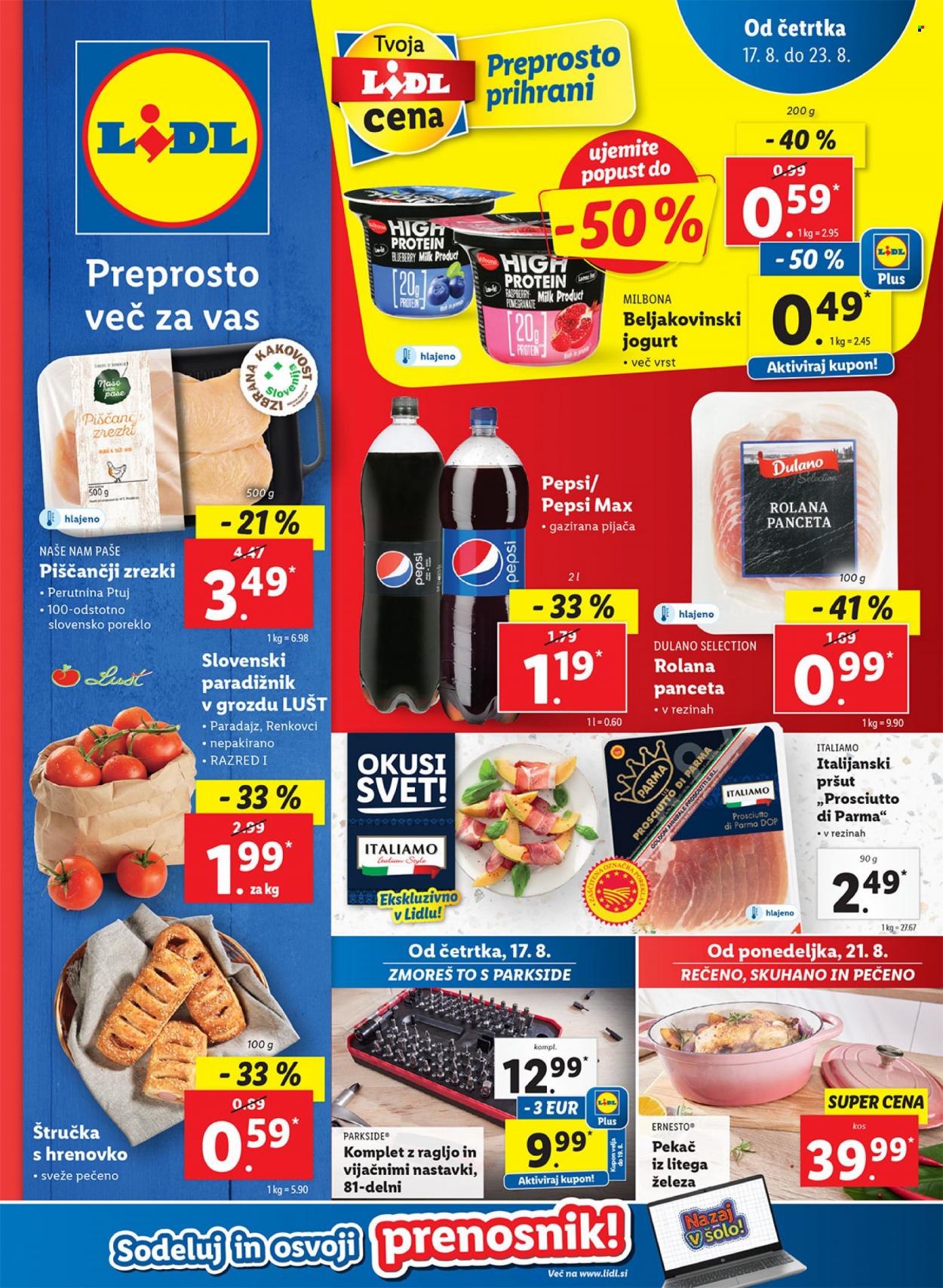 Lidl katalog - 17.8.2023 - 23.8.2023. Stran 1