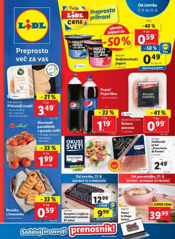 Lidl katalog - 17.8.2023 - 23.8.2023.