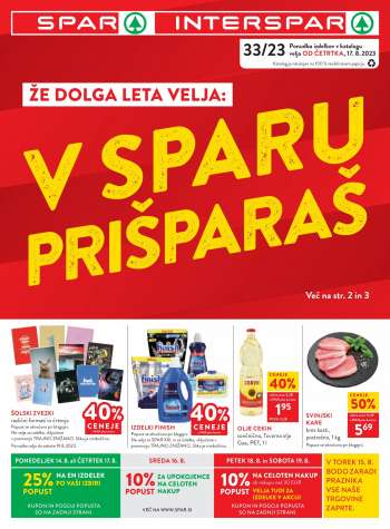 SPAR katalog - 17.8.2023 - 29.8.2023.