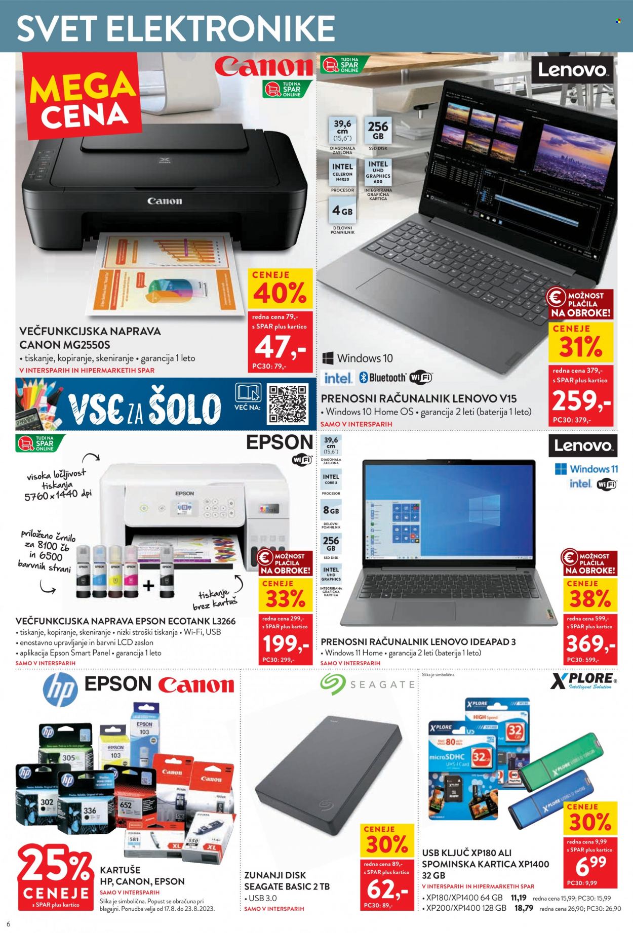 SPAR katalog - 17.8.2023 - 29.8.2023. Stran 6