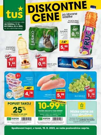 Tuš katalog - 17.8.2023 - 22.8.2023.