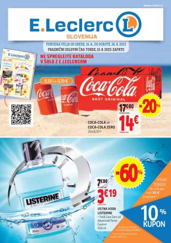 E.Leclerc katalog - 16.8.2023 - 26.8.2023.