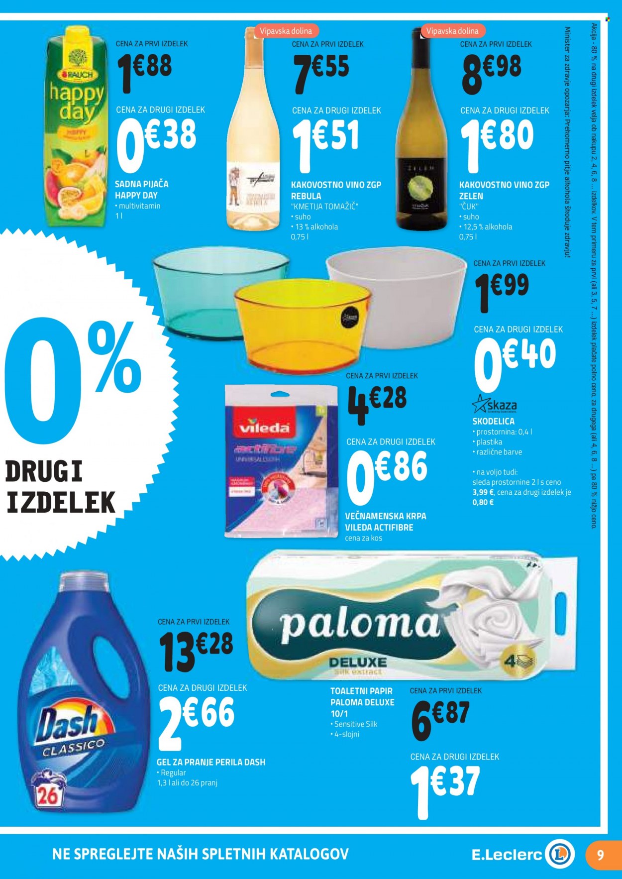 E.Leclerc katalog - 16.8.2023 - 26.8.2023. Stran 9