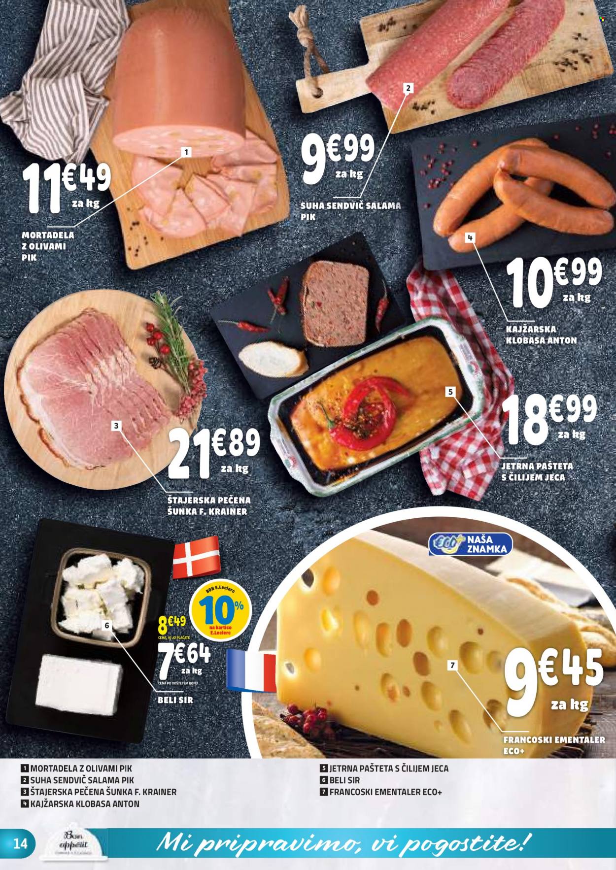 E.Leclerc katalog - 16.8.2023 - 26.8.2023. Stran 14