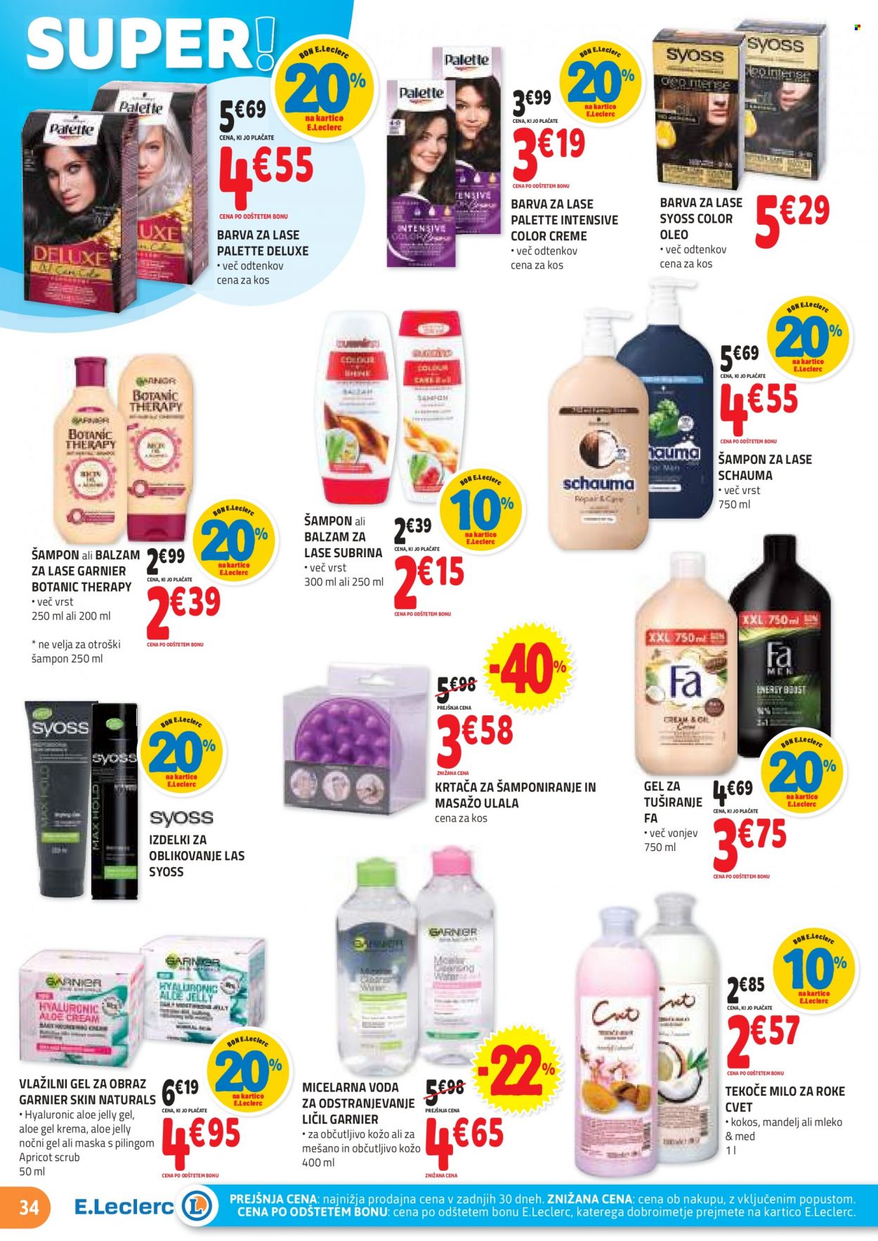 E.Leclerc katalog - 16.8.2023 - 26.8.2023. Stran 34