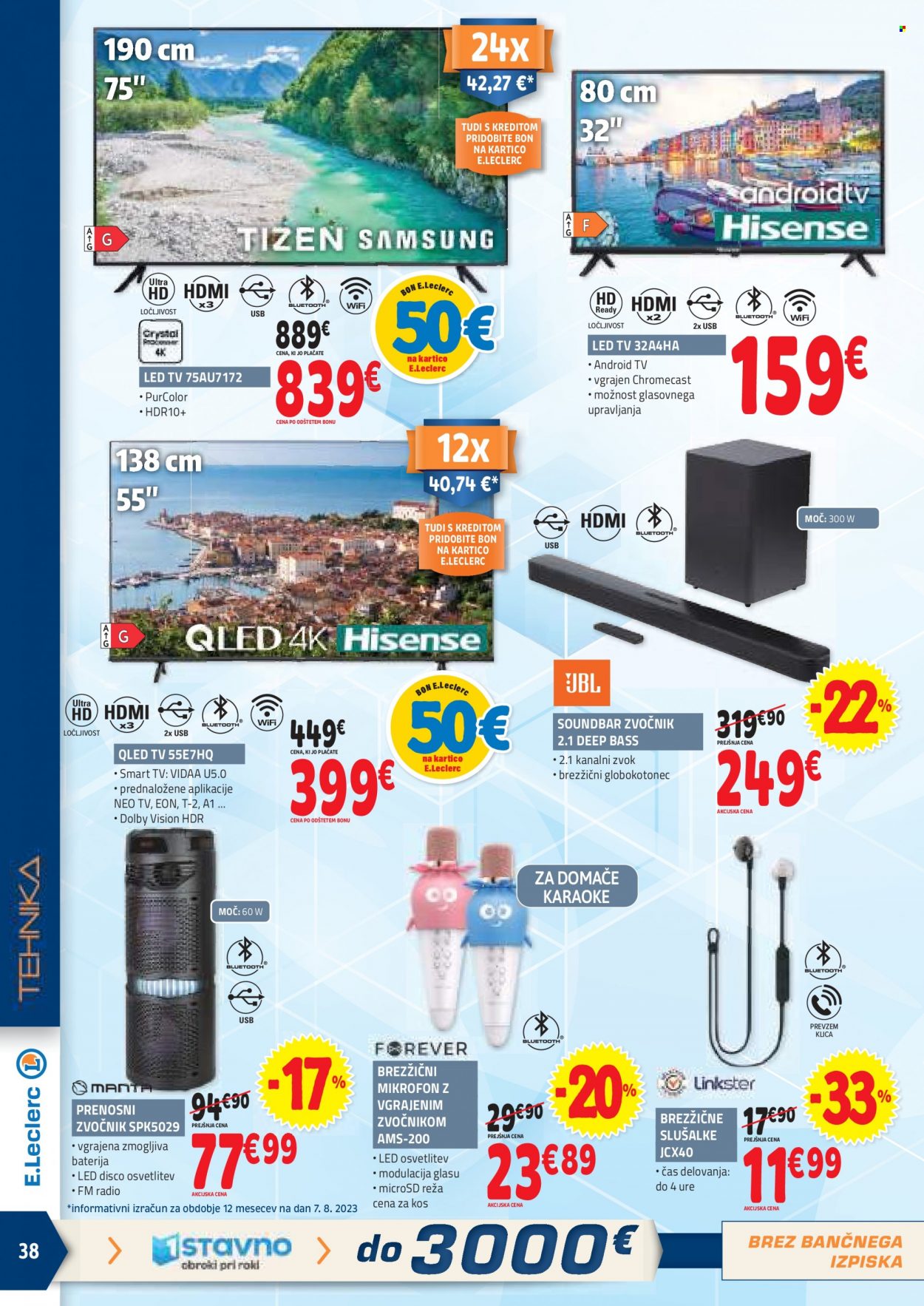 E.Leclerc katalog - 16.8.2023 - 26.8.2023. Stran 38