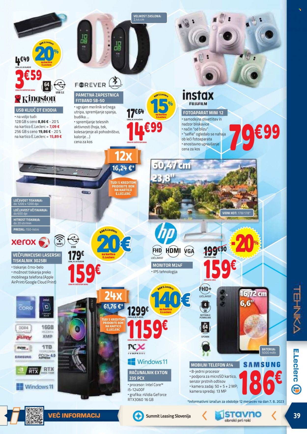 E.Leclerc katalog - 16.8.2023 - 26.8.2023. Stran 39
