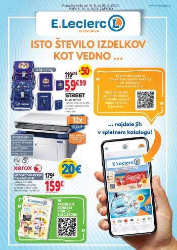 E.Leclerc katalog - 16.8.2023 - 26.8.2023.