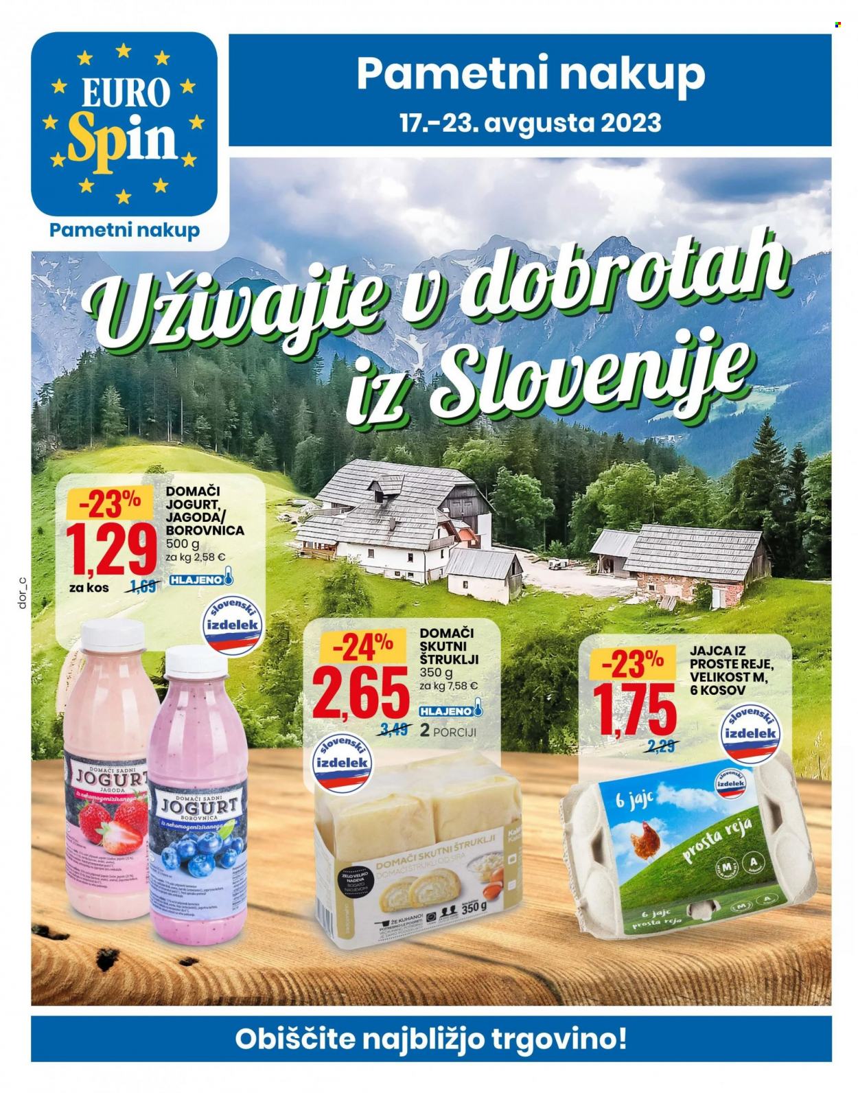 EuroSpin katalog - 17.8.2023 - 23.8.2023. Stran 1