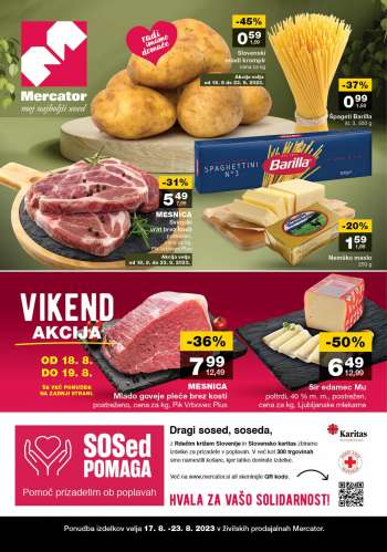 Mercator katalog - 17.8.2023 - 23.8.2023.