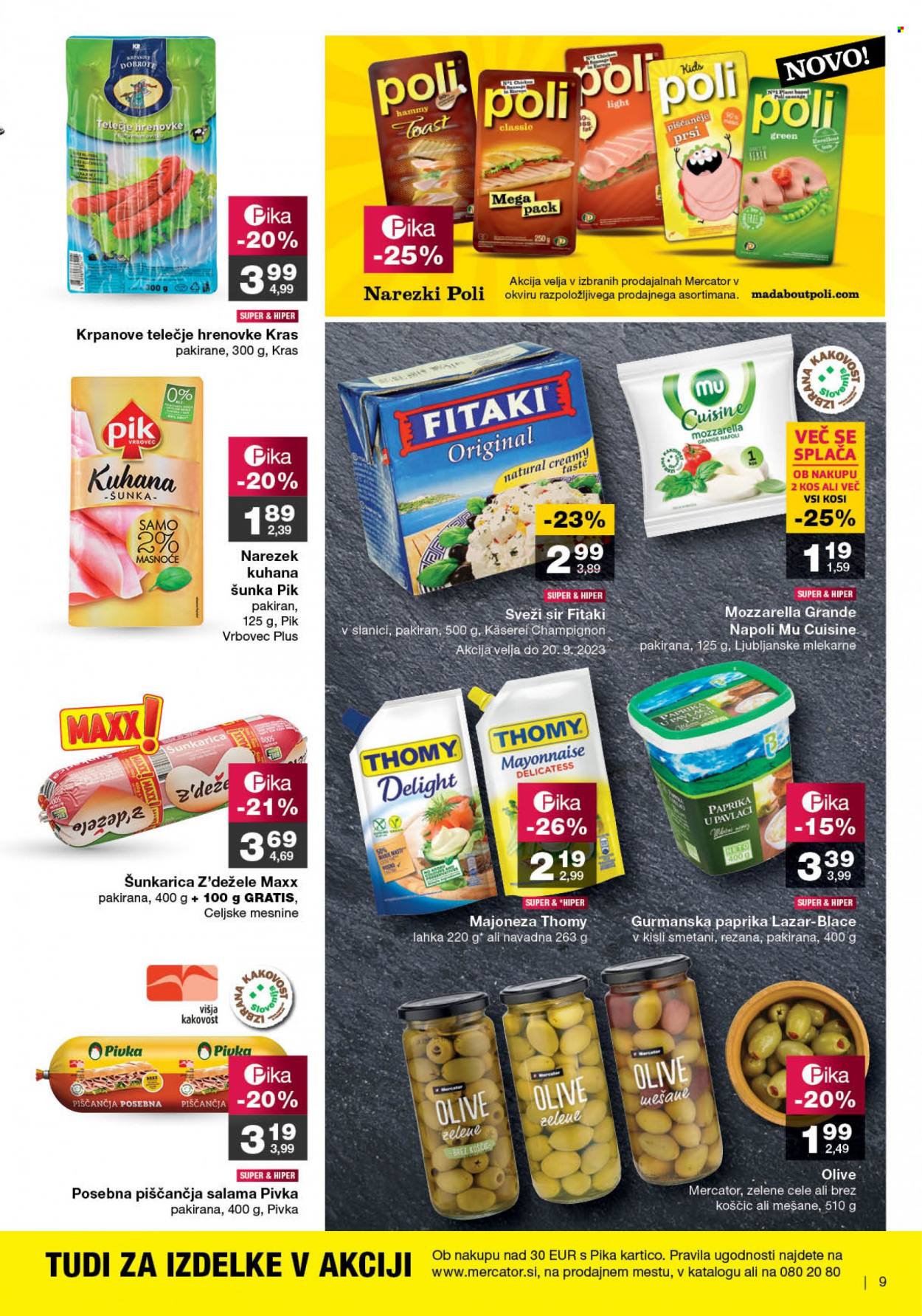 Mercator katalog - 17.8.2023 - 23.8.2023. Stran 9
