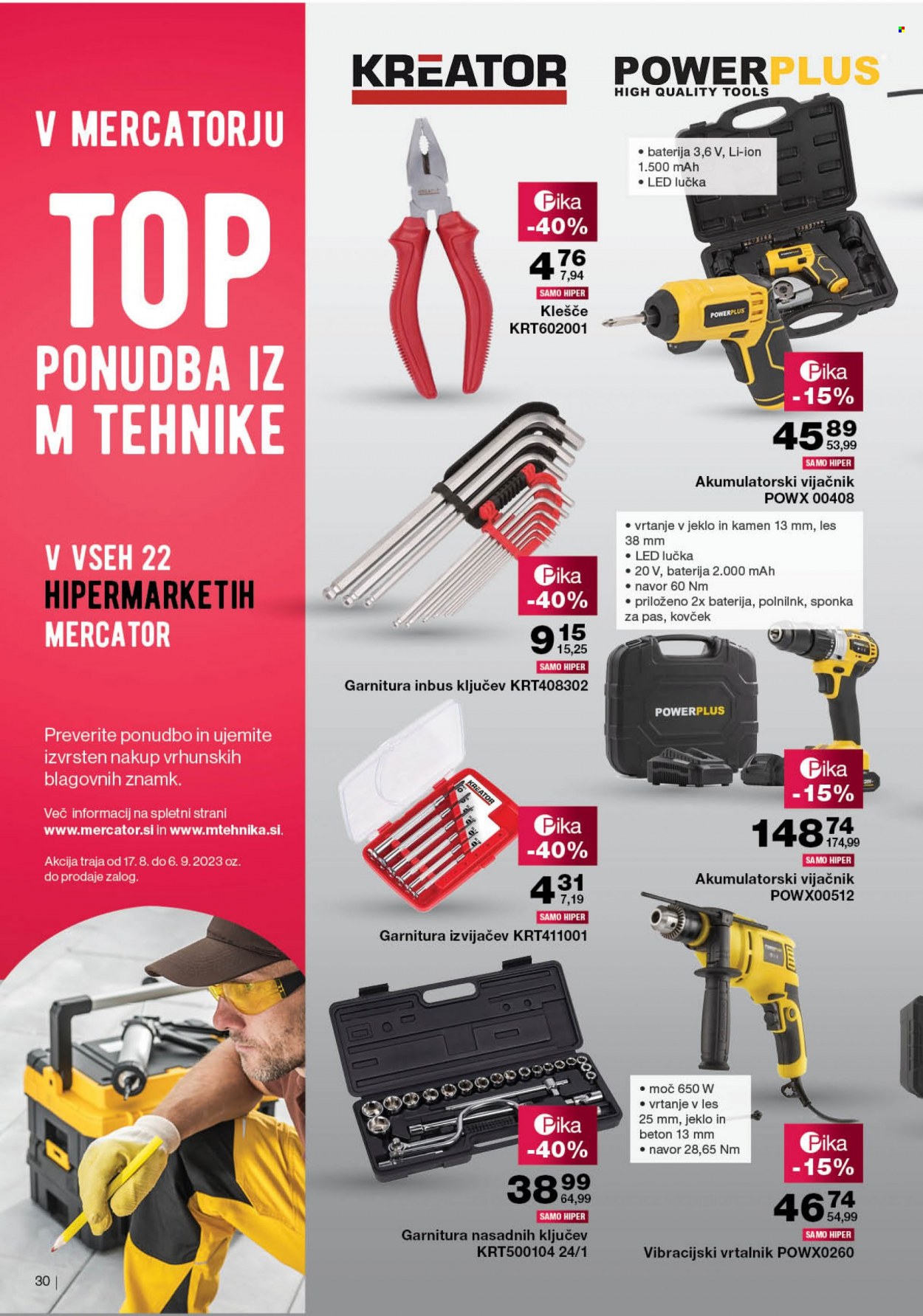 Mercator katalog - 17.8.2023 - 23.8.2023. Stran 30