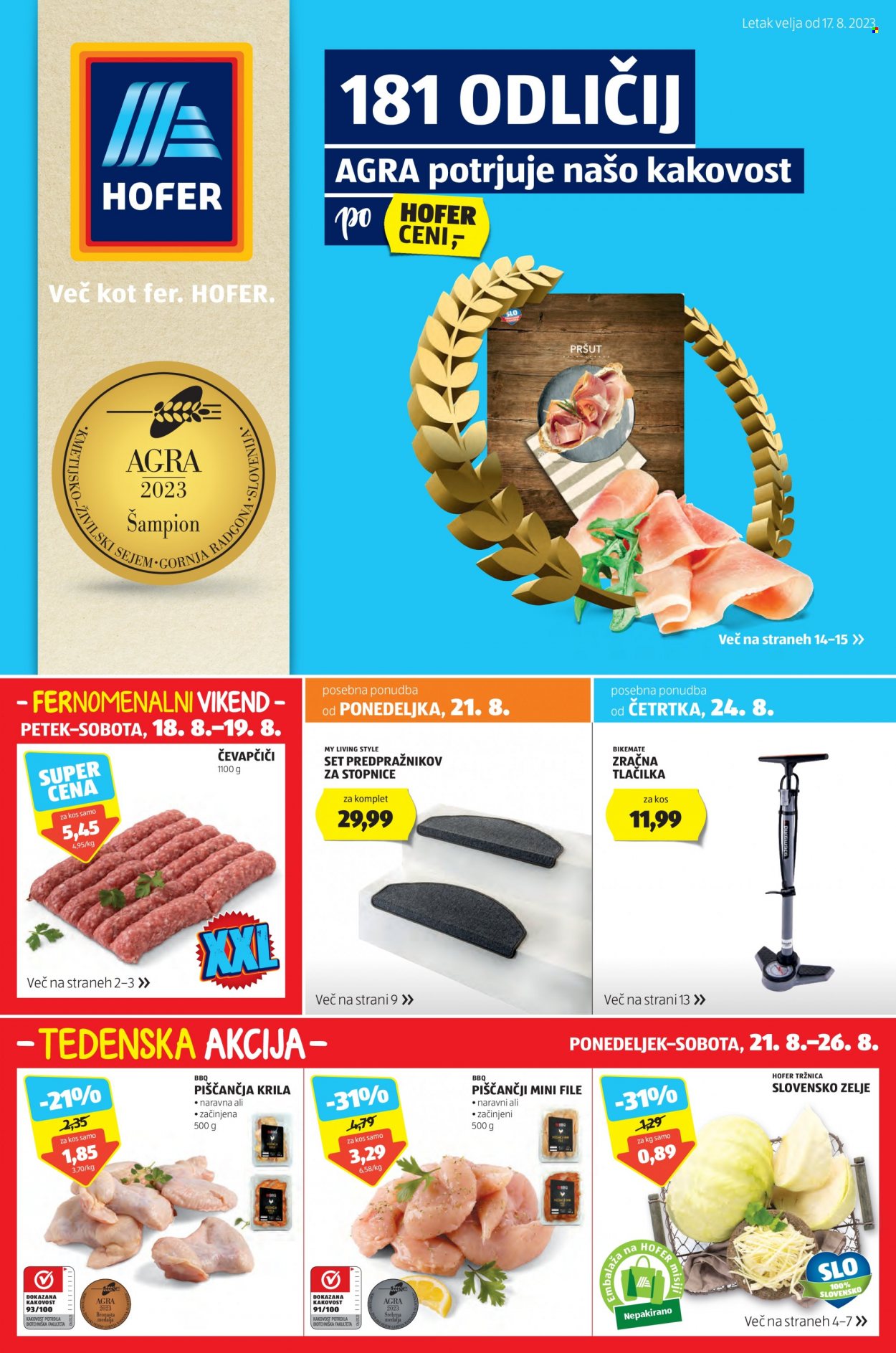 Hofer katalog - 17.8.2023 - 26.8.2023. Stran 1