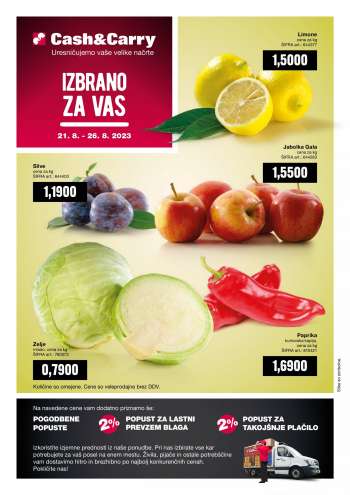Mercator Cash & Carry katalog - 21.8.2023 - 26.8.2023.